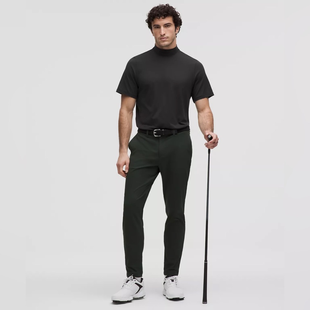 Lululemon men’s mock neck golf shirt black size L